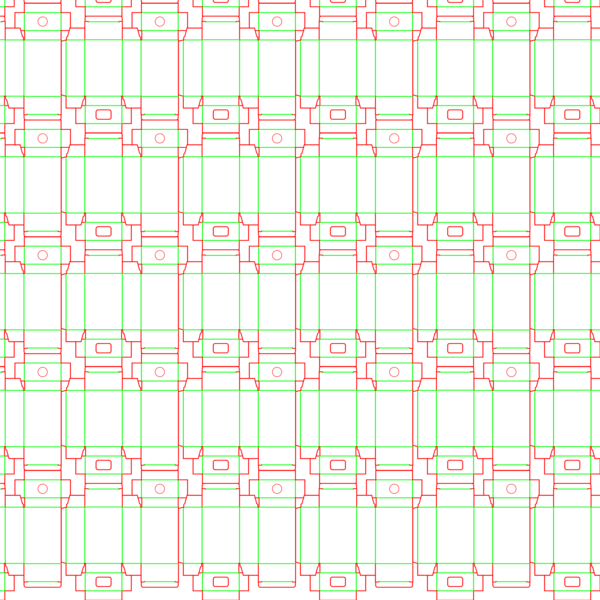 die cut templates - nesting