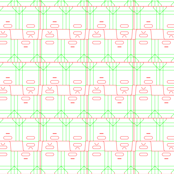 die cut templates - nesting