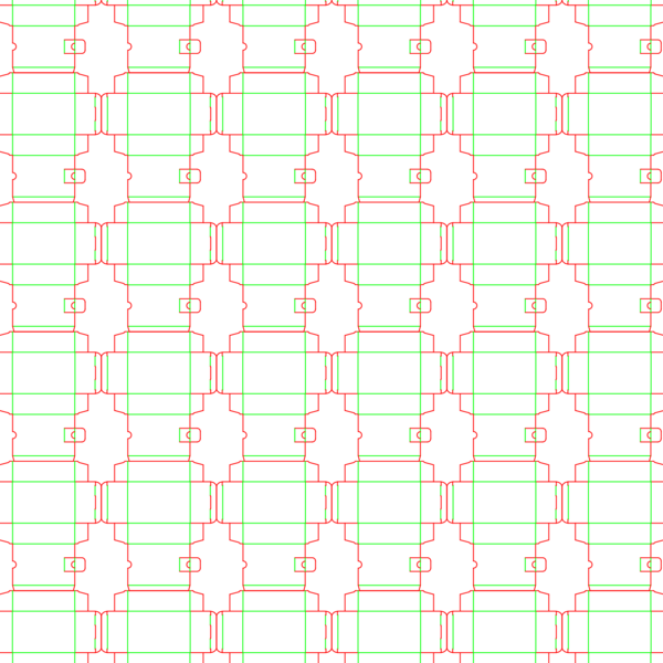 die cut templates - nesting