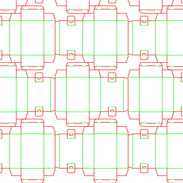 die cut templates - nesting