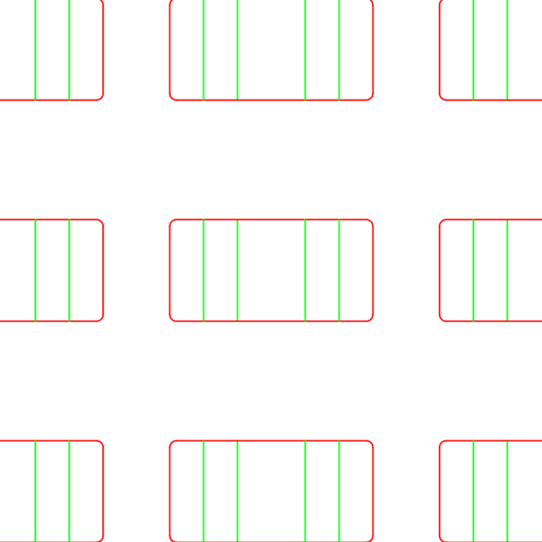 die cut templates - nesting