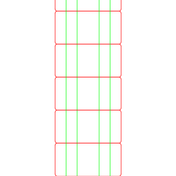 die cut templates - nesting