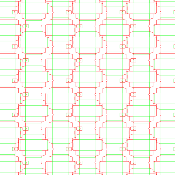 die cut templates - nesting