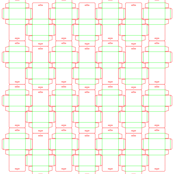 die cut templates - nesting