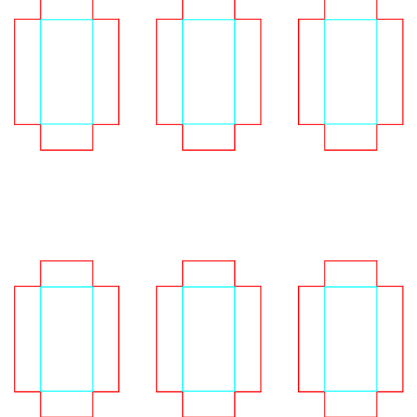 die cut templates - nesting