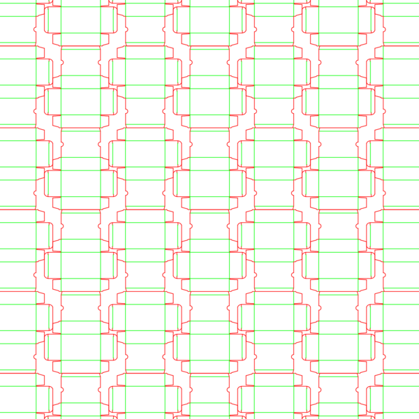die cut templates - nesting