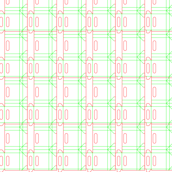 die cut templates - nesting