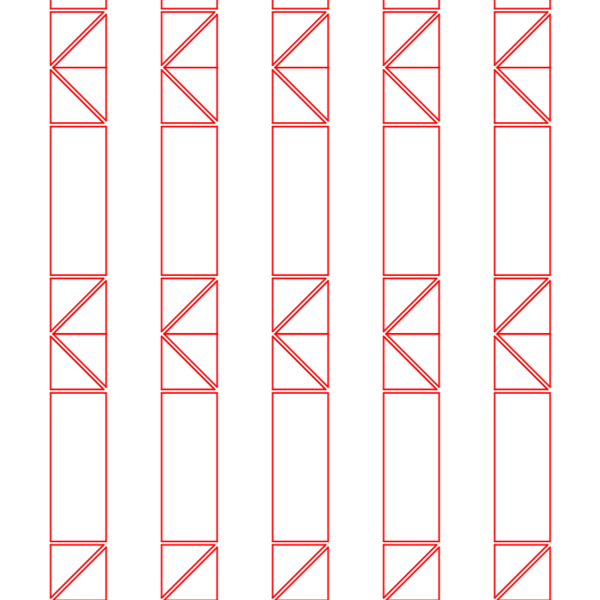 die cut templates - nesting