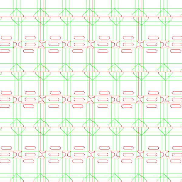 die cut templates - nesting