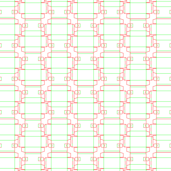 die cut templates - nesting