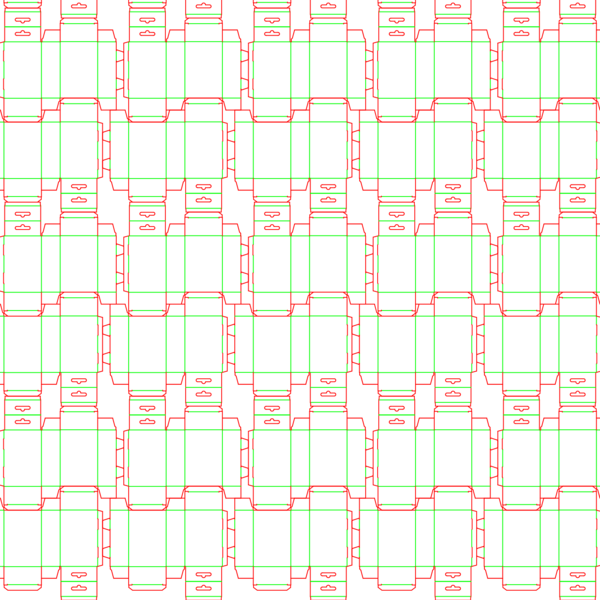 die cut templates - nesting
