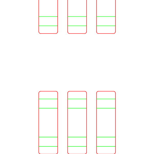 die cut templates - nesting