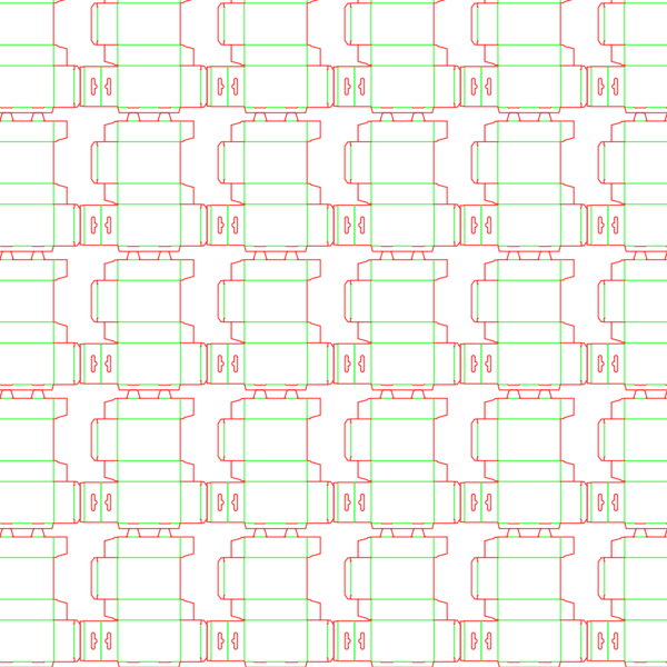 die cut templates - nesting