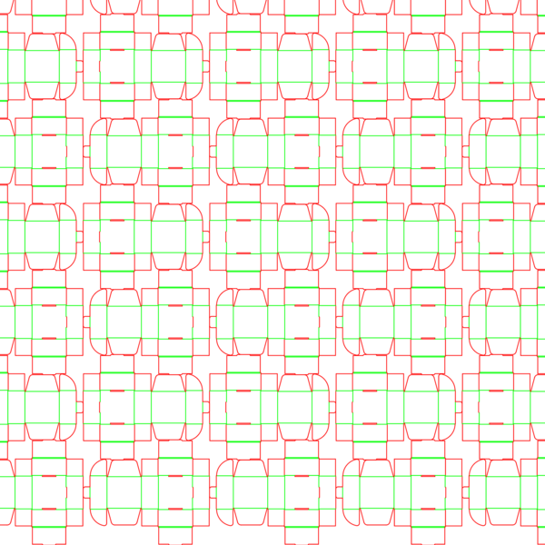 die cut templates - nesting