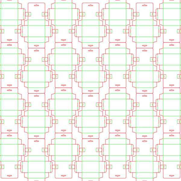 die cut templates - nesting
