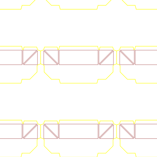 die cut templates - nesting