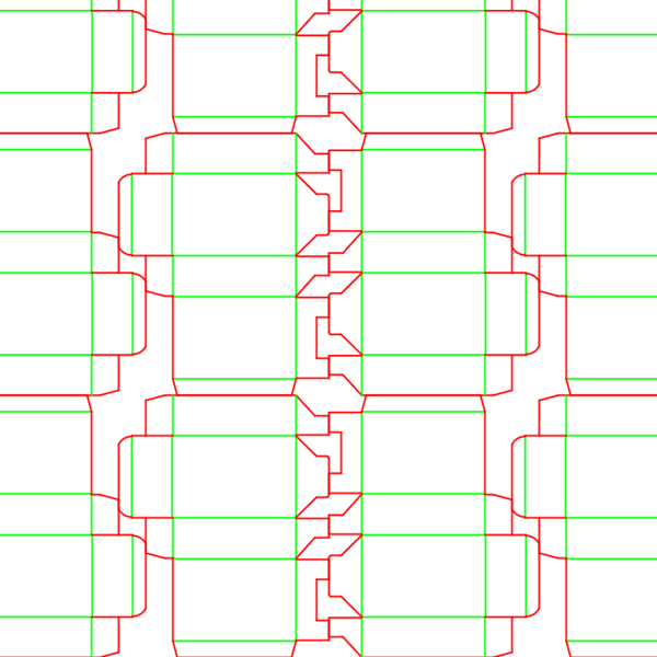 die cut templates - nesting