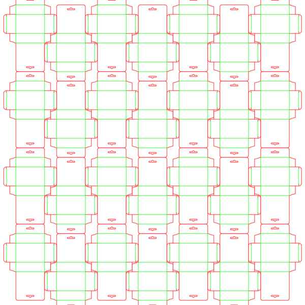 die cut templates - nesting