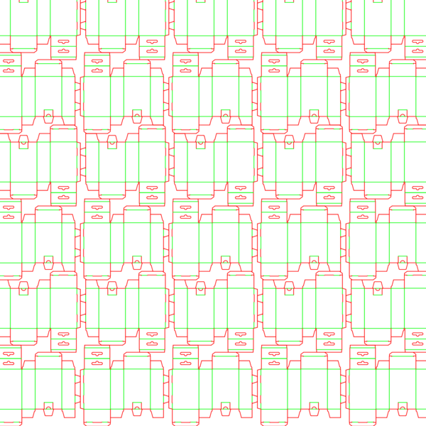 die cut templates - nesting