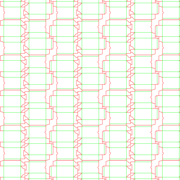 die cut templates - nesting
