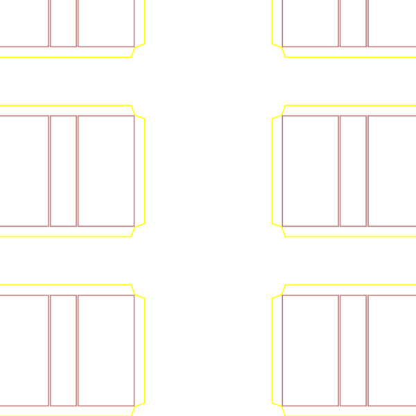 die cut templates - nesting