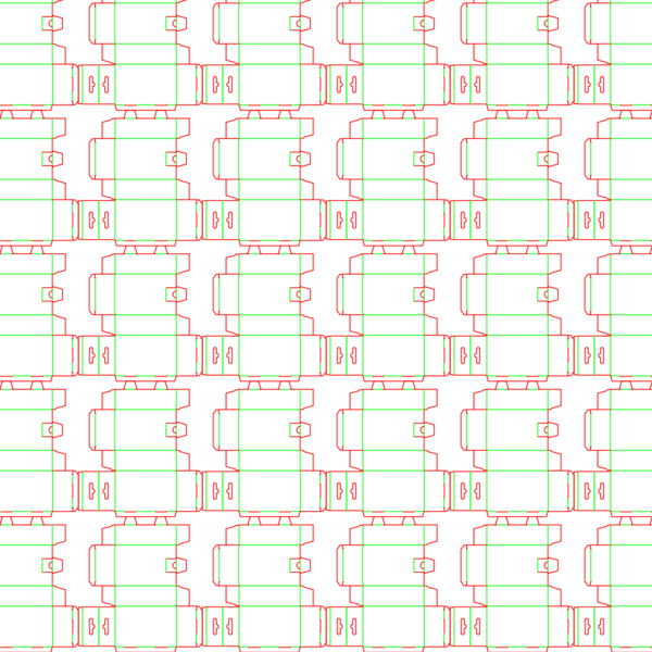 die cut templates - nesting