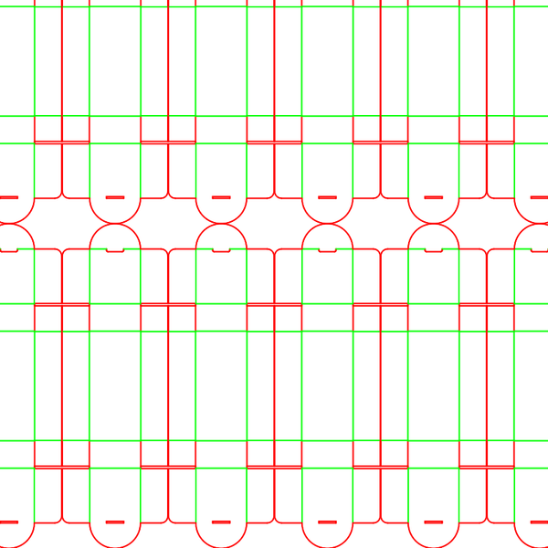die cut templates - nesting