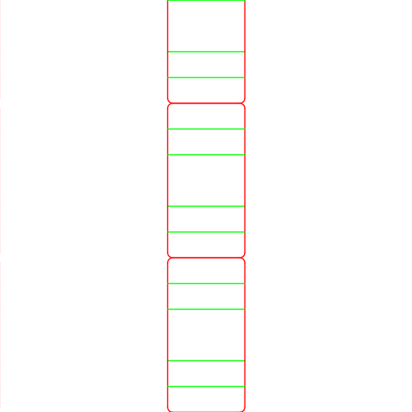 die cut templates - nesting