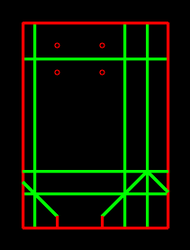 Packaging Template Dieline for Carton bags & pillows | becf-12102