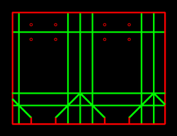 Packaging Template Dieline for Carton bags & pillows | becf-12101
