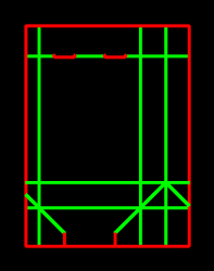 Packaging Template Dieline for Carton bags & pillows | becf-12103