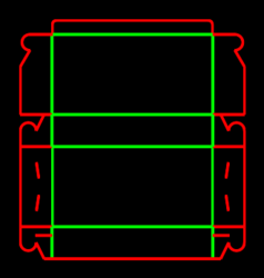 Packaging Template Dieline for Food boxes | becf-12002 B15.06.00.53.B