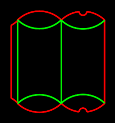 Packaging Template Dieline for Carton bags & pillows | becf-12105 F70.01.00.00.A