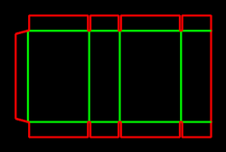 Packaging Template Dieline for Standart kutular | becf-21d0a  0201