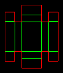 Packaging Template Dieline for Separators | becf-11f02 F80.03.00.00.B